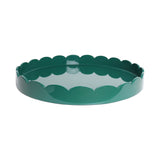 Large Round Lacquered Scallop Tray