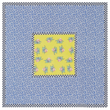 Square Tiles Yellow Tablecloth