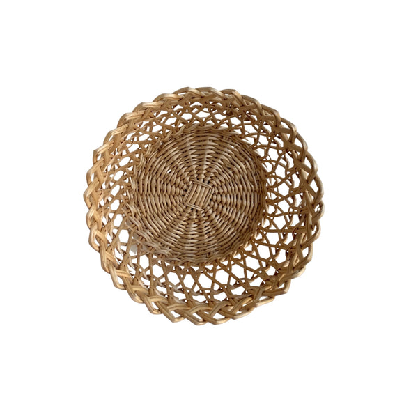 woven planter, woven hurricane, basket, woven vase, two webster