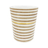 beige and white striped vase, chabi chic, two webster