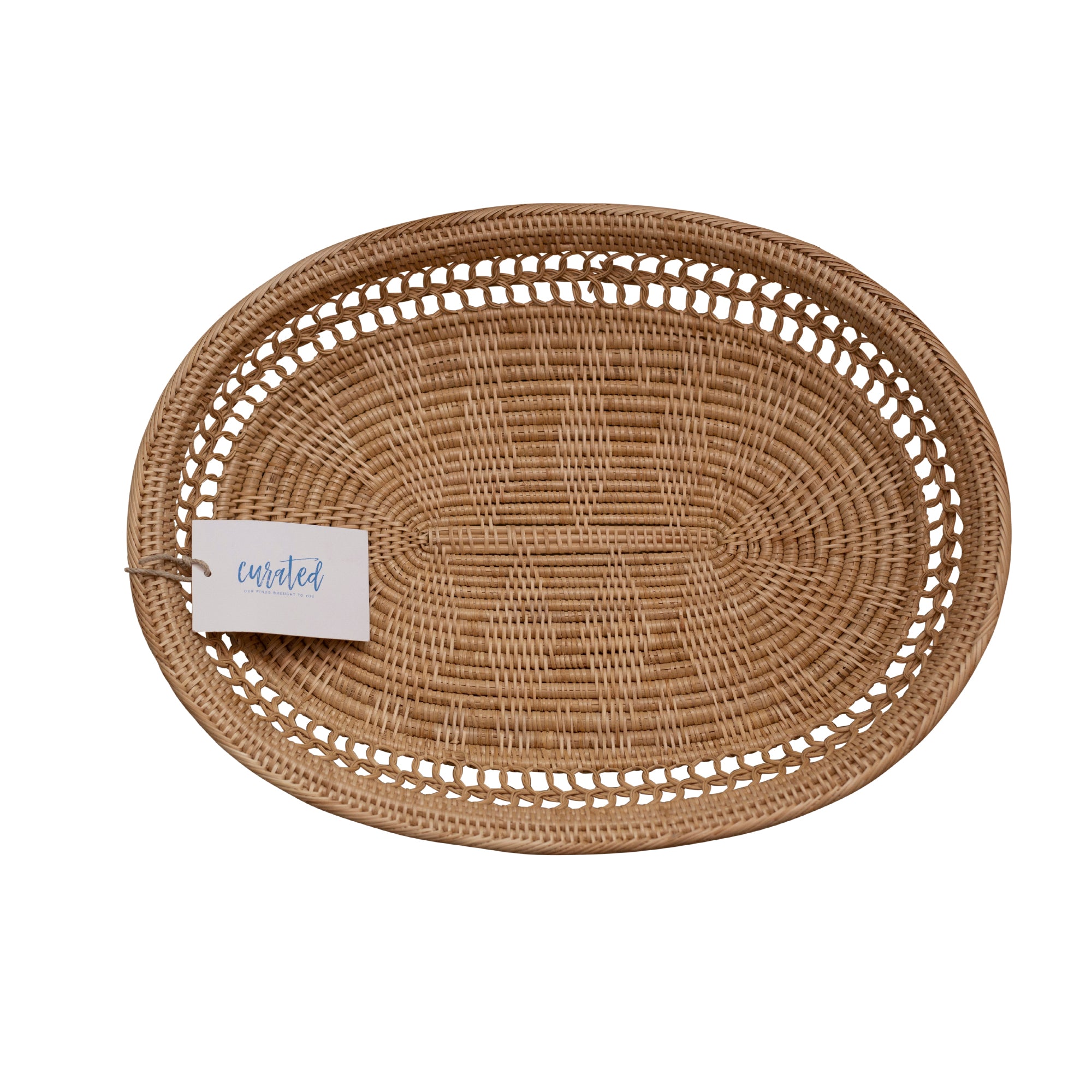 light rattan oval, woven tray, home decor, decor made easy, two webster