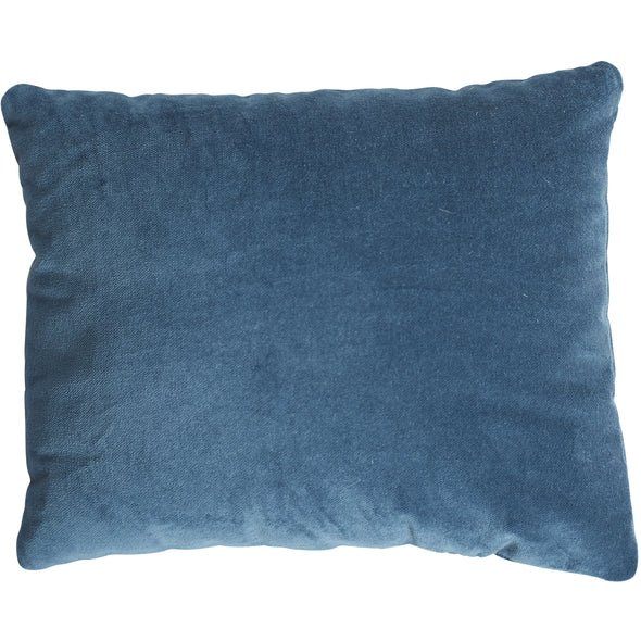 blue pillow, velvet, home decor, two webster
