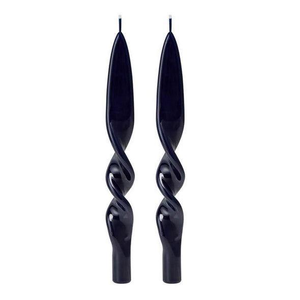Lacquer Twist Candles/set of 2