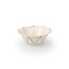 serving bowl, patterned, greek style, handmade, ceramic, serenity, home decor, 